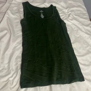Brand new dark green tank top